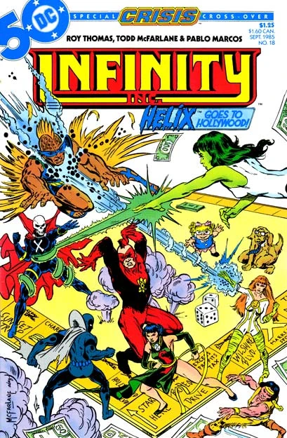 DC Comics Infinity Inc. #18 Copper Age 1985 McFarlane