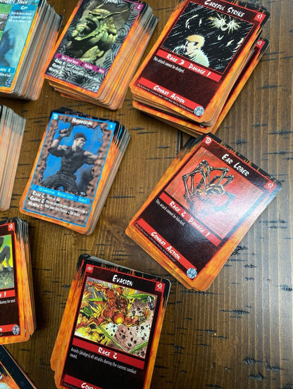 Large Lot of 1400+ Whitewolf Rage: Werewolf - The Apocalypse Cards TCG CCG