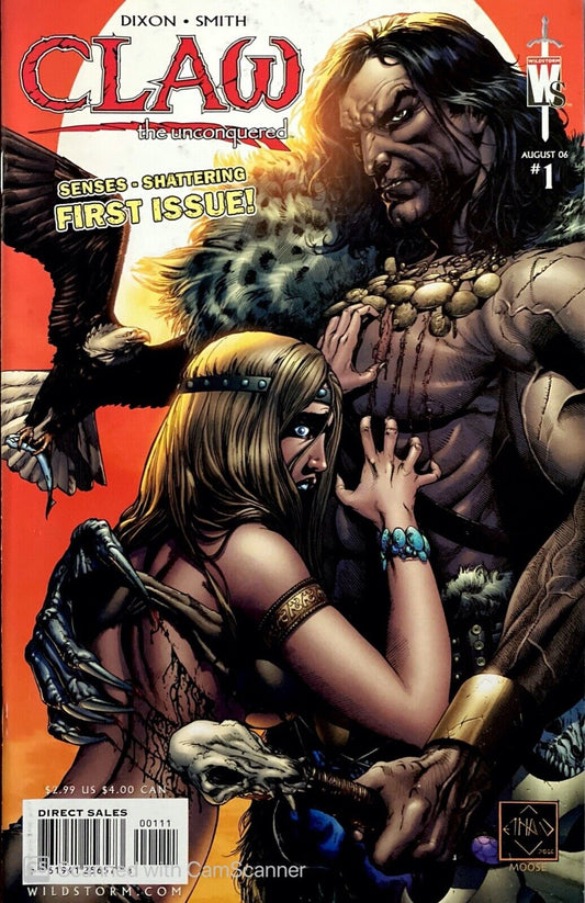 Wildstorm Comics Claw the Unconquered #1 Modern Age 2006