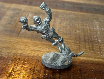 Iron Man TTRPG Tabletop Pewter Miniature TSR 1984 D&D Marvel Avengers