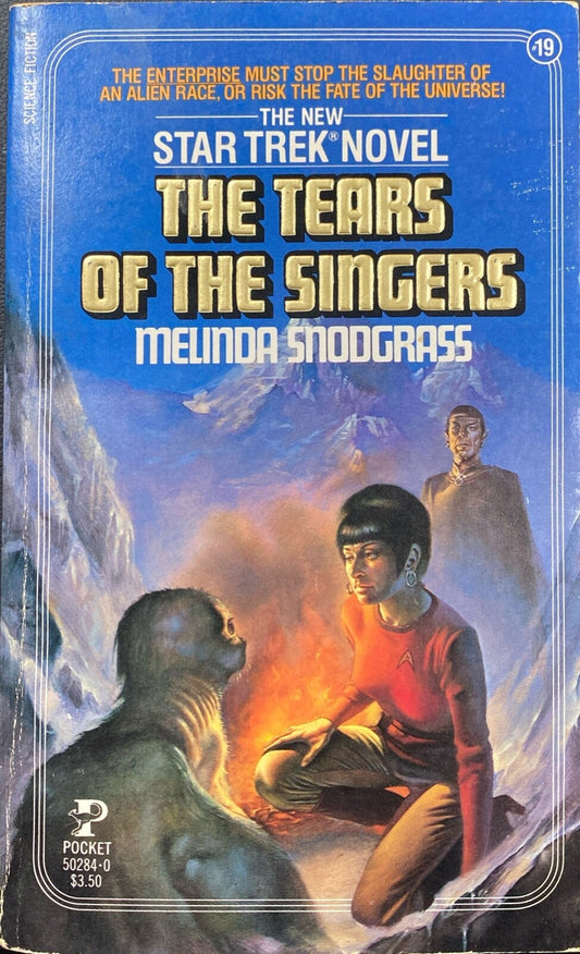 Star Trek #19: Tears of the Singers by Melinda Snodgrass 1984 Pocket Paperback