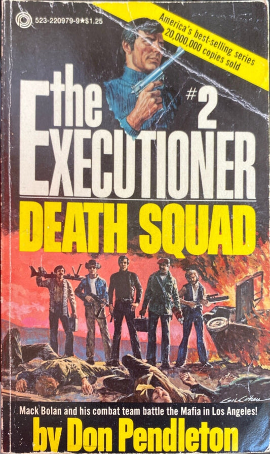 Death Squad by Don Pendleton 1976 Pinnacle Paperback Executioner #2