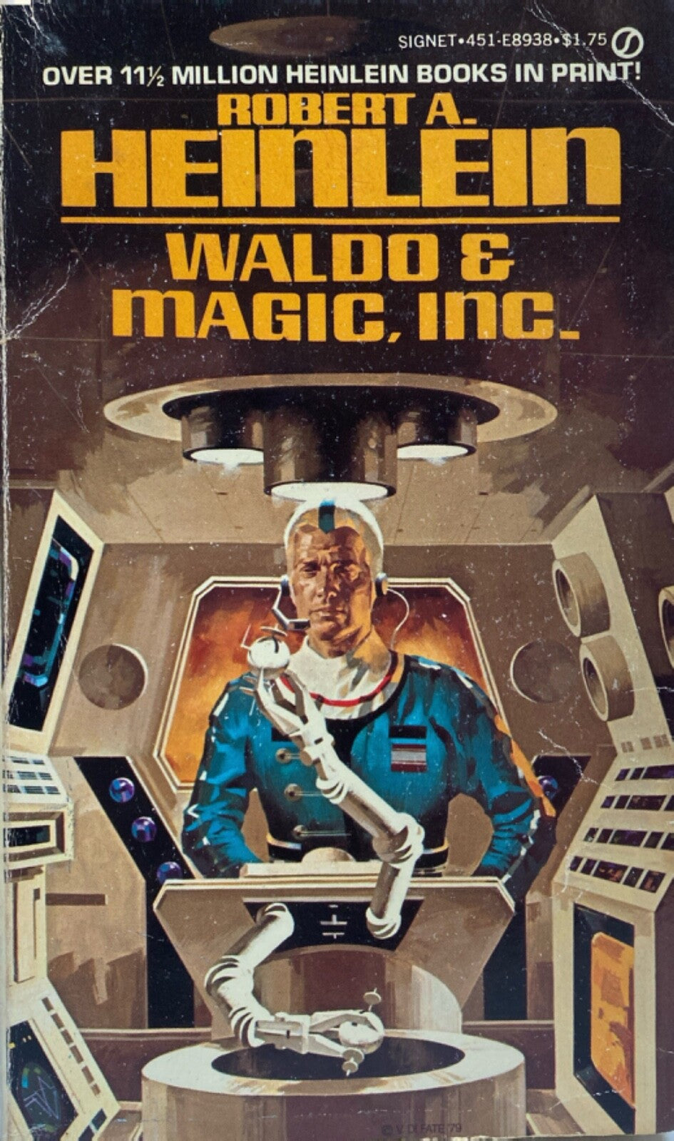 Waldo & Magic, Inc. by Robert Heinlein 1979 Signet E8938 Paperback