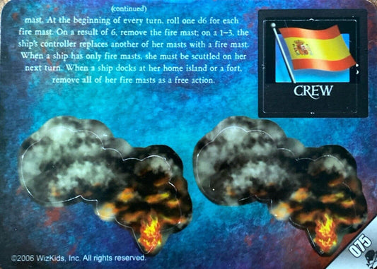 Pirates CSG of Davy Jones' Curse 075 Firepot Specialist (Spain) Unpunched