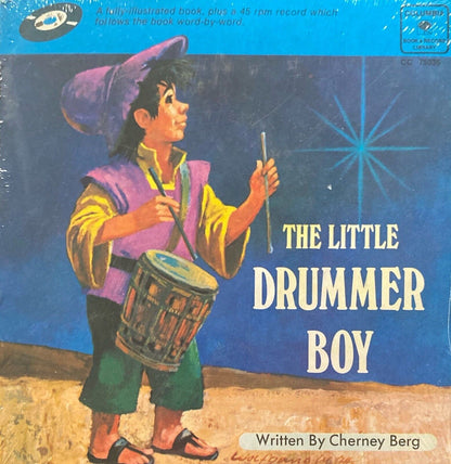 The Little Drummer Boy by Cherney Berg 1969 Columbia Paperback & Record Sealed
