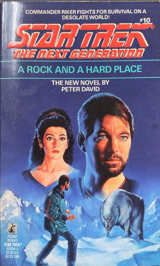 Star Trek: The Next Generation #10 - A Rock and a Hard Place by David Paperback
