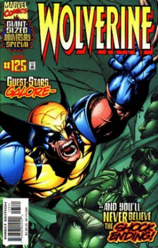Marvel Comics Wolverine #125 Modern Age 1998