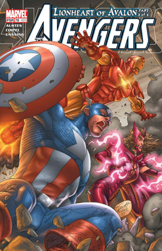 Marvel Comics Avengers #78 (Legacy #493) Modern Age 2004 Lionheart of Avalon