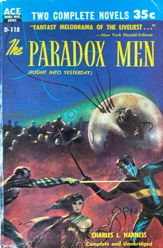 Paradox Men/Dome Around America by Harness/Williamson 1955 Ace Double D-118