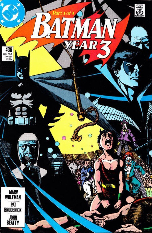 DC Comics Batman #436 Copper Age 1989 Year 3 Part 1