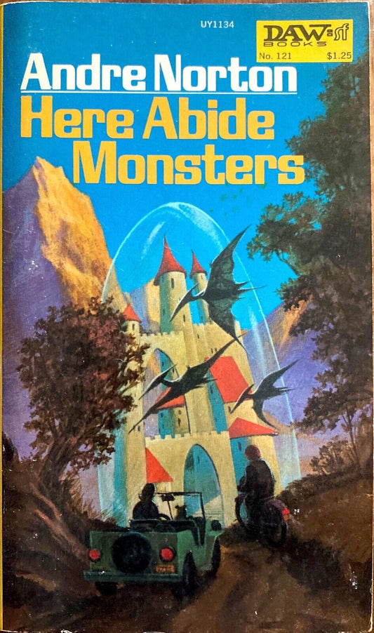 Here Abide Monsters by Andre Norton 1974 Daw UY1134 Paperback