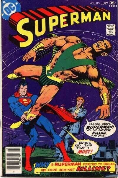 DC Comics Superman #313 Bronze Age 1977
