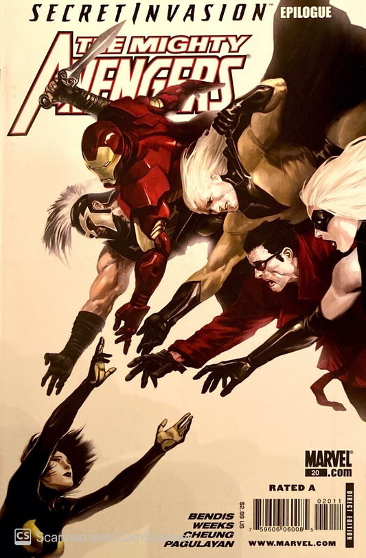 Marvel Comics Mighty Avengers #20 2009 Modern Age
