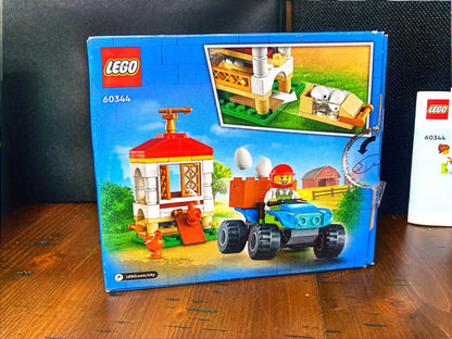 Lego City Chicken Henhouse 101 Pieces Set 60344 Complete Open Box