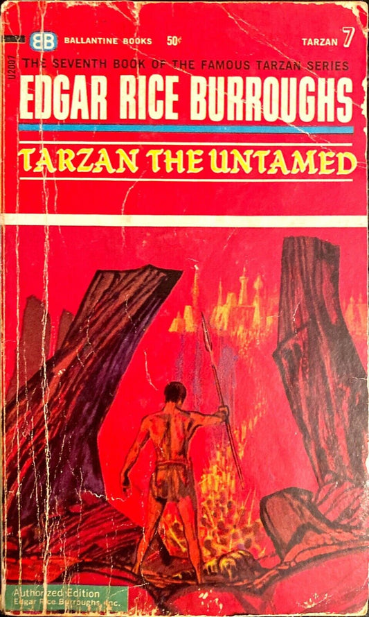 Tarzan the Untamed by Edgar Rice Burroughs 1963 Ballantine U2007 Paperback