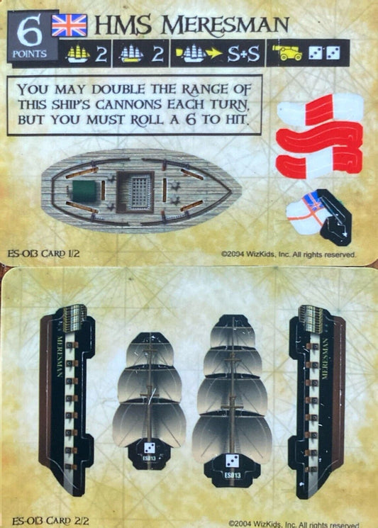 WizKids Pirates CSG of the Spanish Main ES-013 HMS Meresman
