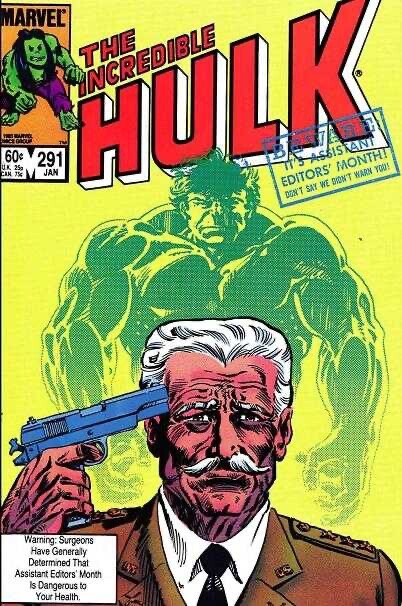 Marvel Comics Incredible Hulk #291 Copper Age 1984