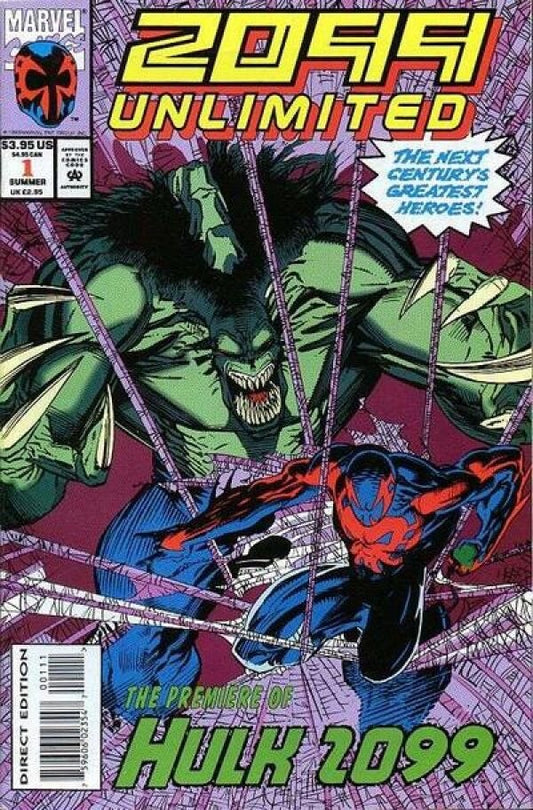 Marvel Comics 2099 Unlimited #1 Modern Age 1993 First Hulk 2099