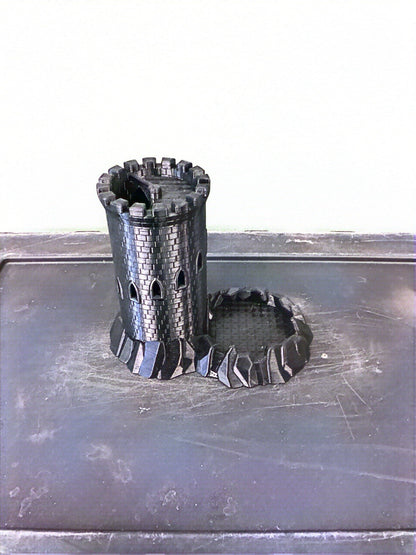 3D Printed Dungeons And Dragons Dice Tower , TTRPG Dice Rolling Tower
