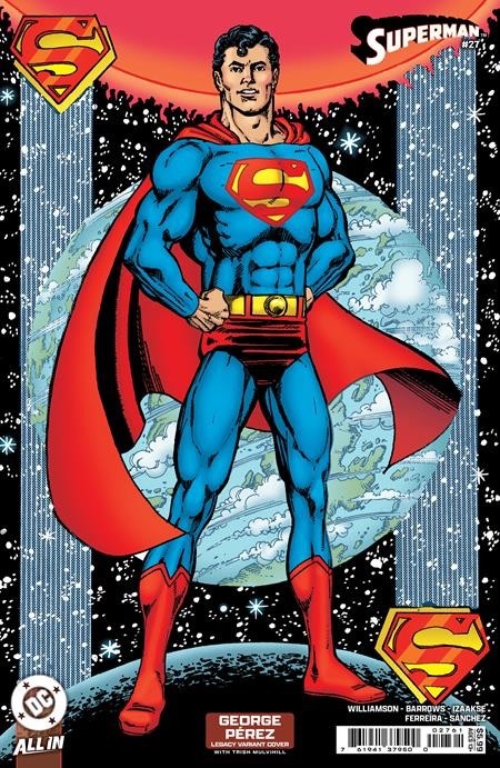 DC Comics Superman #27 Cover D George Perez Legacy Variant Modern Age 2025