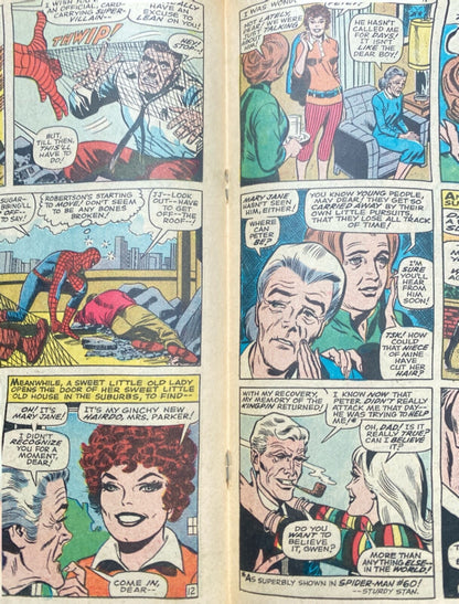 Marvel Comics Amazing Spider-man #64 Silver Age 1968 Vulture