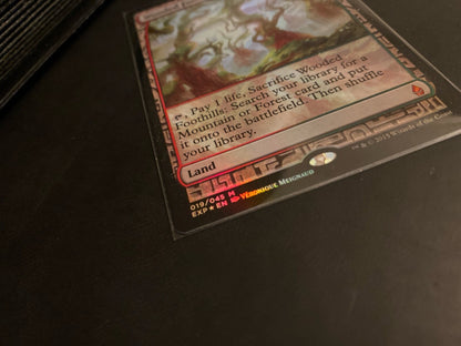 Magic MTG Wooded Foothills Battle for Zendikar - Expeditions Foil Full Art