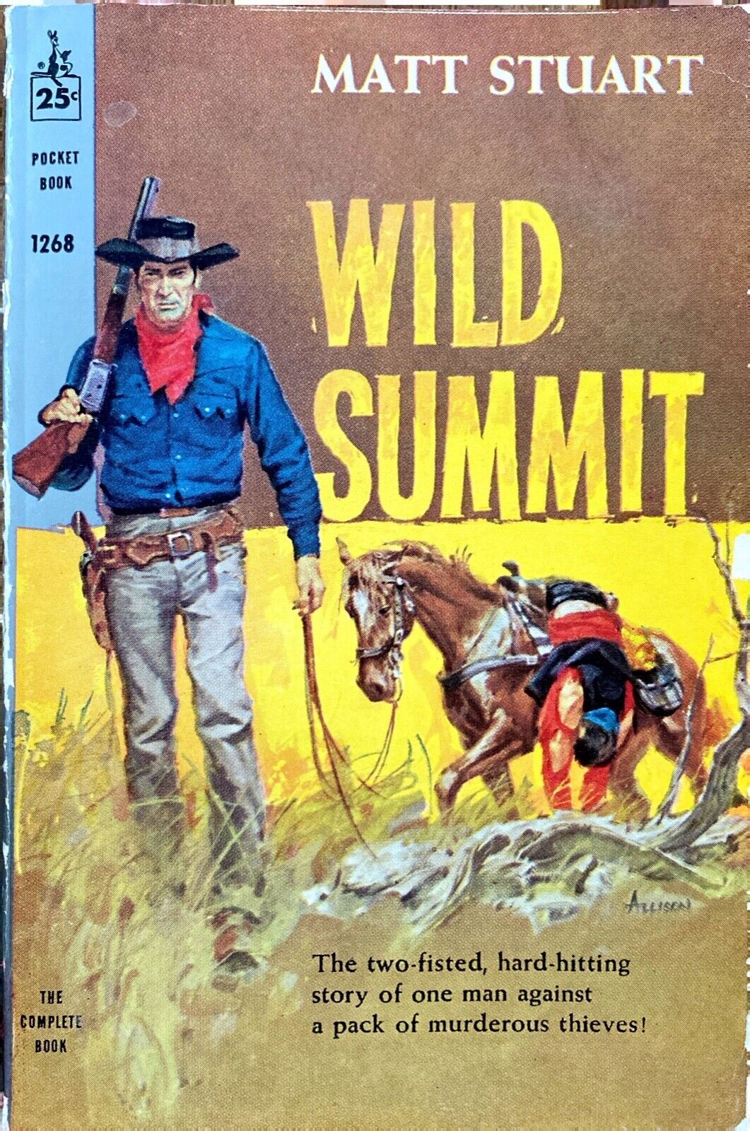 Wild Summit by Matt Stuart 1960 Pocket 1268 Paperback
