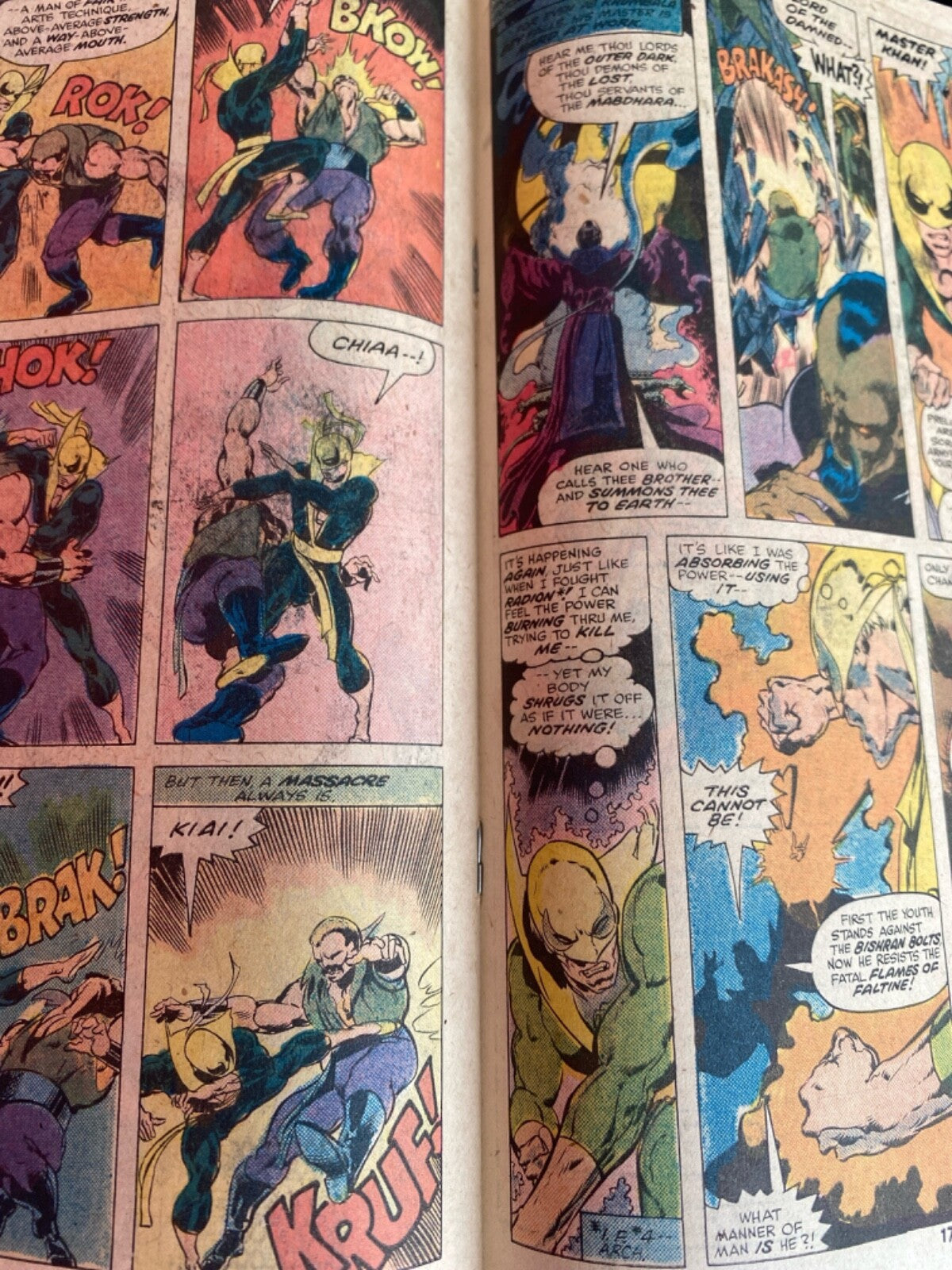 Marvel Comics Iron Fist #7 Bronze Age 1976