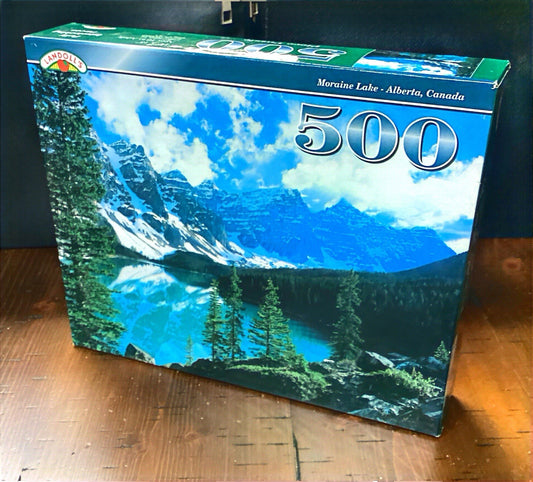 Sealed Moraine Lake Puzzle Designed By Landolls , 500 Pieces
