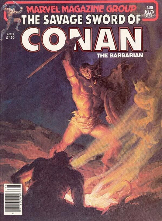 Marvel Magazine Savage Sword of Conan #79 Bronze Age 1982