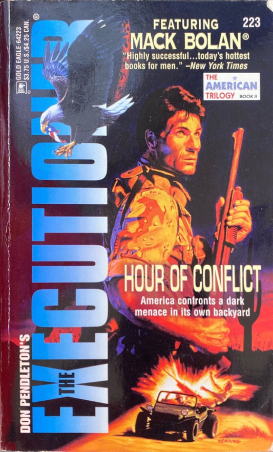 Hour of Conflict by Don Pendleton 1997 Gold Eagle Paperback Executioner #223