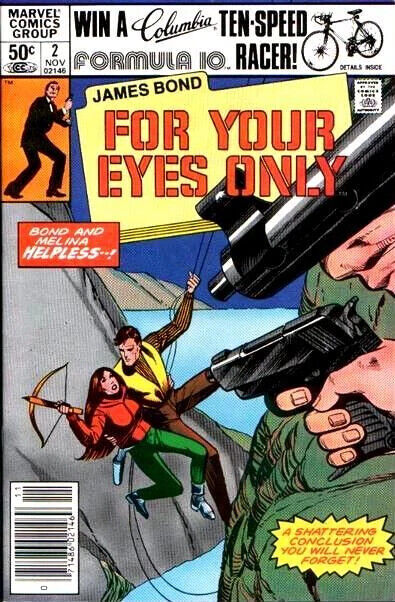 Marvel Comics James Bond For Your Eyes Only #2 Bronze Age 1981 Movie Adaptation