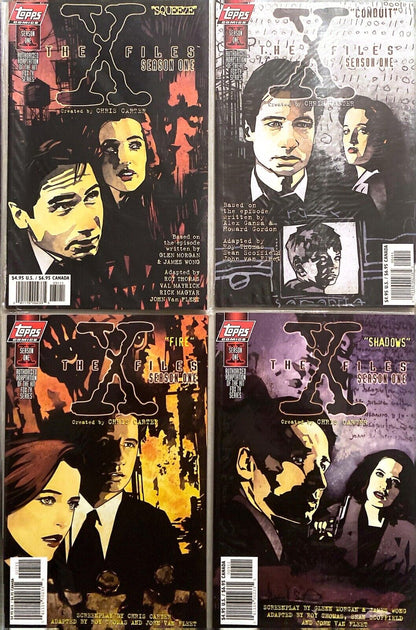Topps Comics The X-Files: Season One Modern Age 1997-1998 Lot of 8