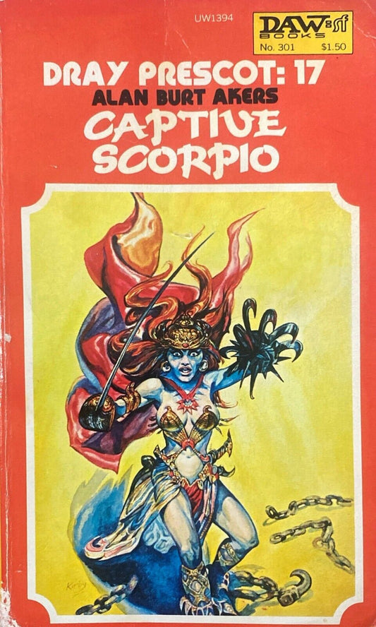 Captive Scorpio by Alan Burt Akers 1978 Daw UW1394 Paperback