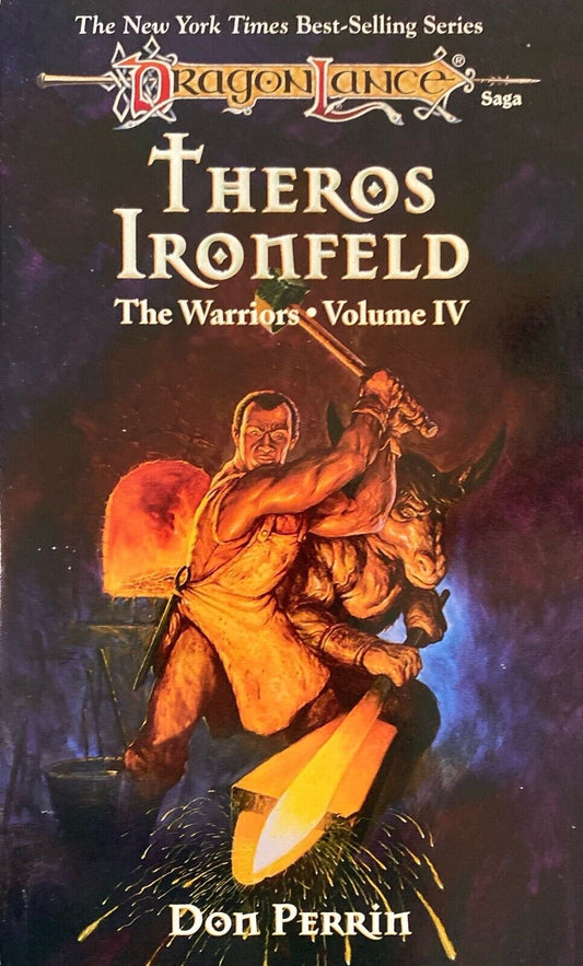 Theros Ironfeld by Don Perrin 1996 TSR Paperback D&D Dragonlance The Warriors
