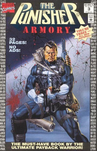 Marvel Comics The Punisher Armory #3 Modern Age 1992
