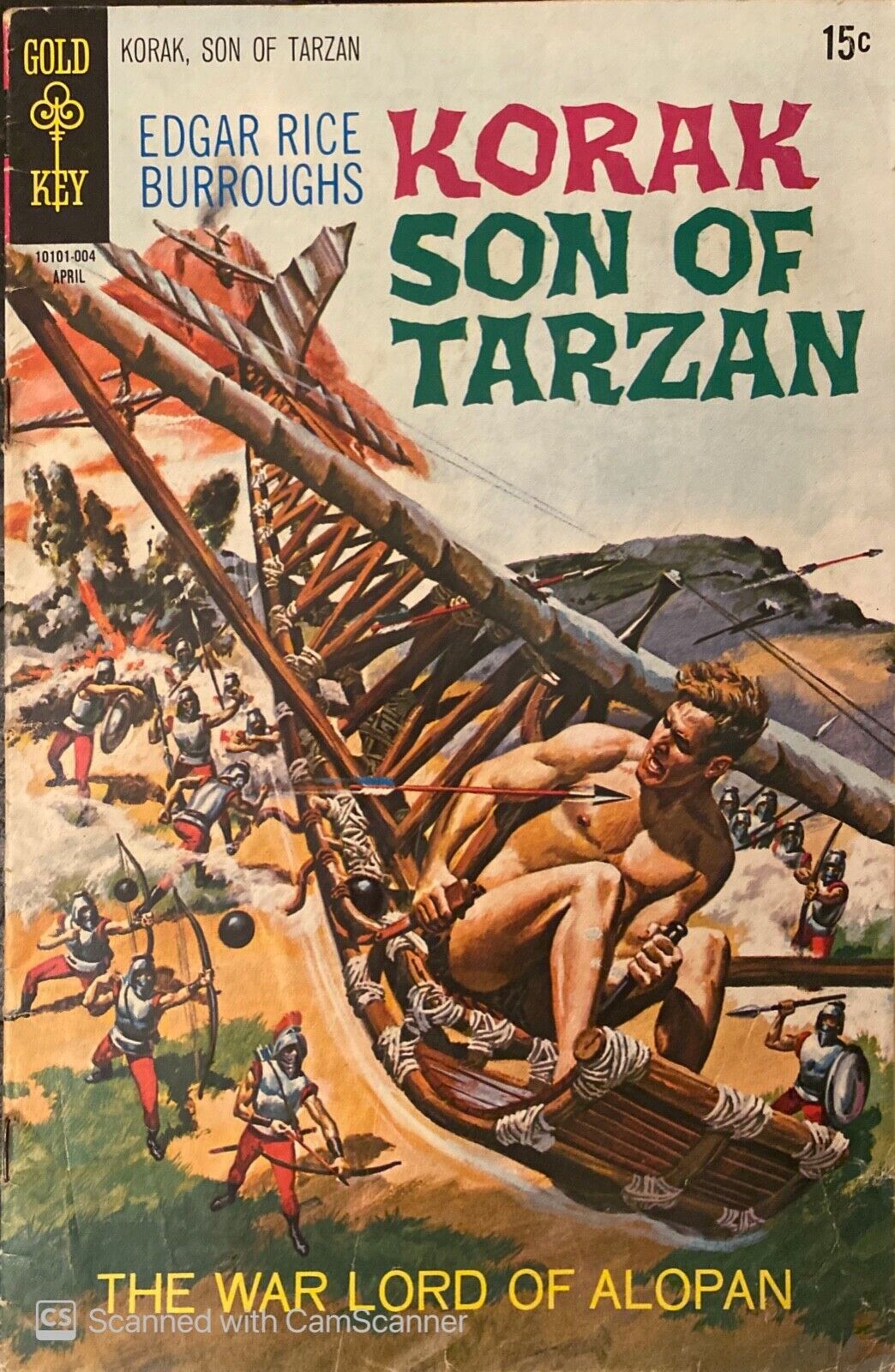 Gold Key Comics Korak Son of Tarzan #34 Bronze Age 1970