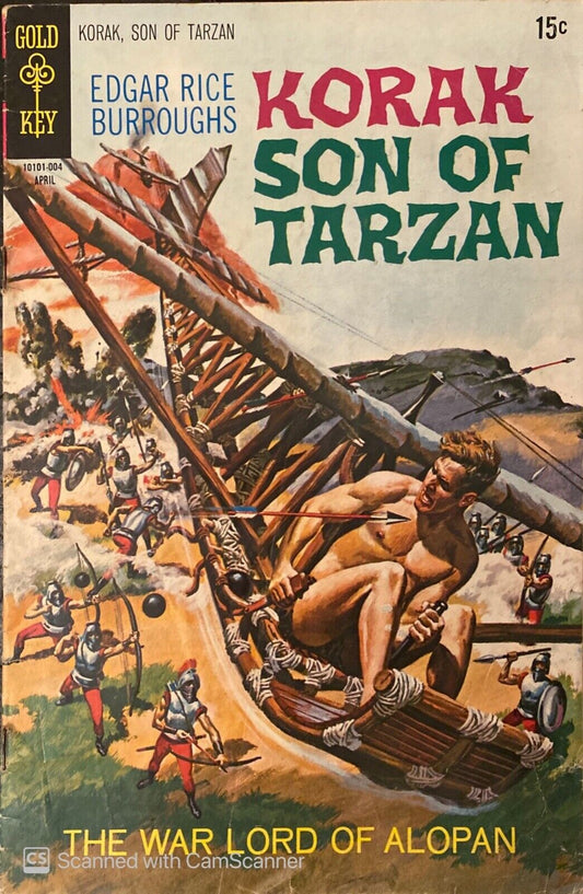 Gold Key Comics Korak Son of Tarzan #34 Bronze Age 1970