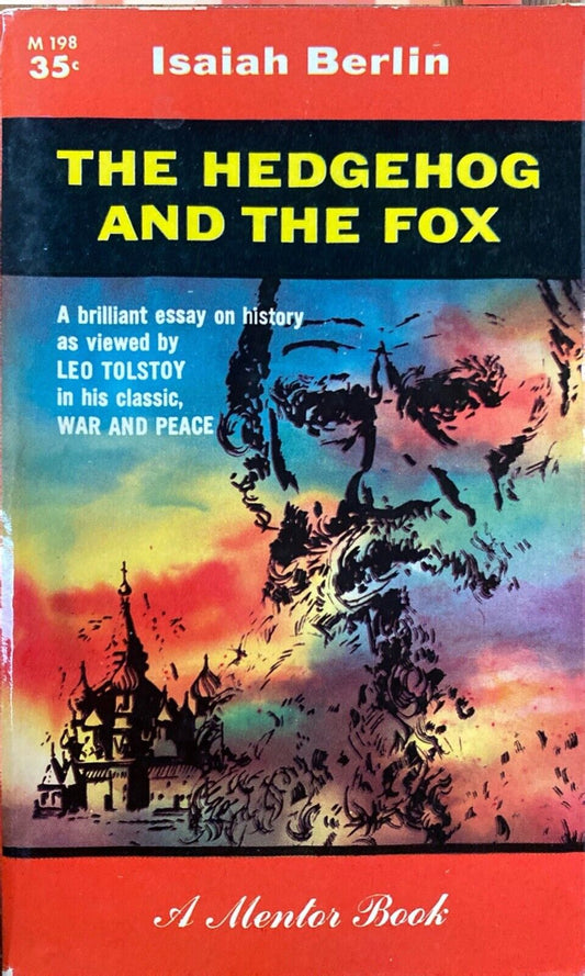 The Hedgehog and the Fox by Isaiah Berlin 1957 Mentor M198 Paperback