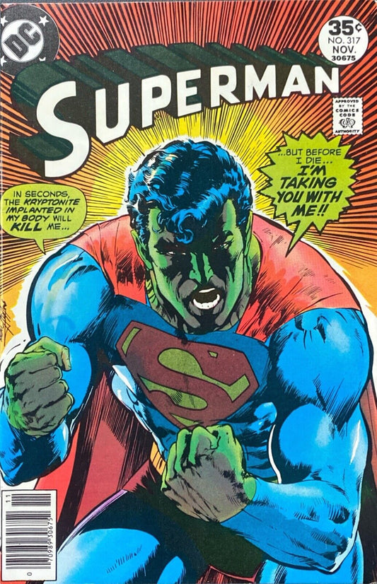DC Comics Superman #317 Bronze Age 1977 Classic Neal Adams Cover VF/NM NM-