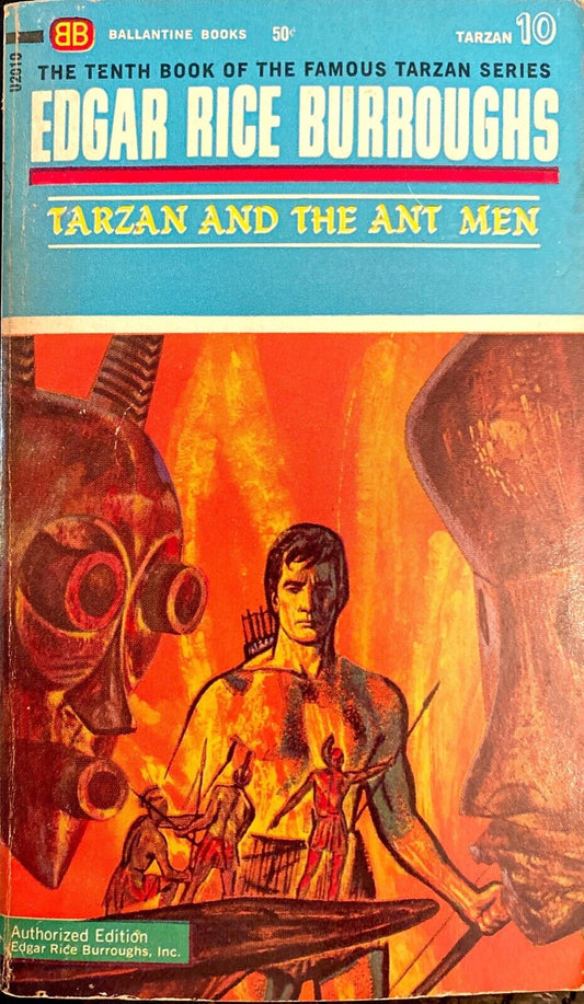 Tarzan and the Ant Men by Edgar Rice Burroughs 1963 Ballantine U2010 Paperback