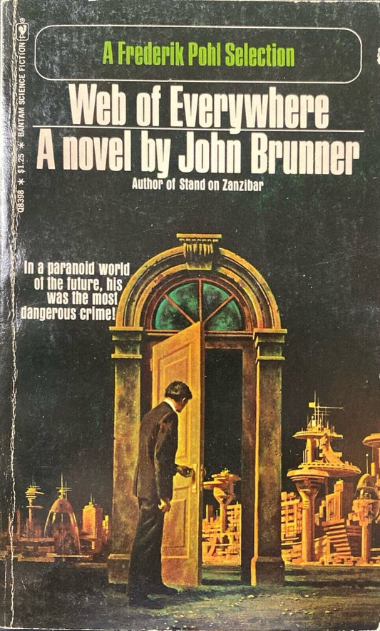 Web of Everywhere by John Brunner 1974 Bantam Q8398 Paperback