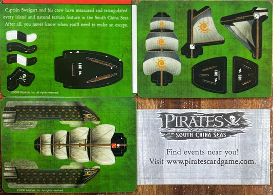 WizKids Pirates CSG of South China Seas 301 Gale Force Nine Unpunched