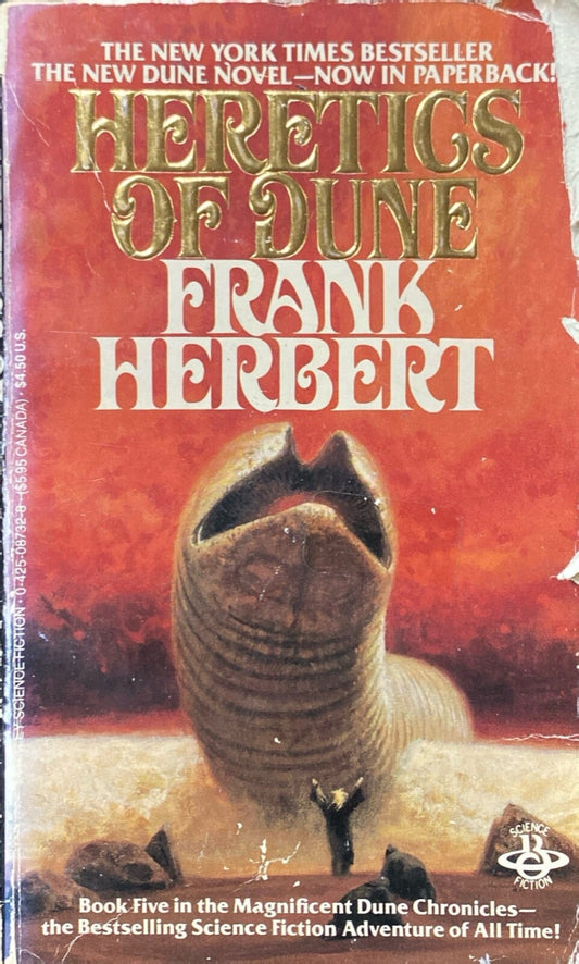 Heretics of Dune by Frank Herbert 1986 Berkley Paperback