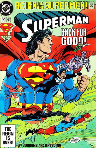 DC Comics Superman #82 Modern Age 1993