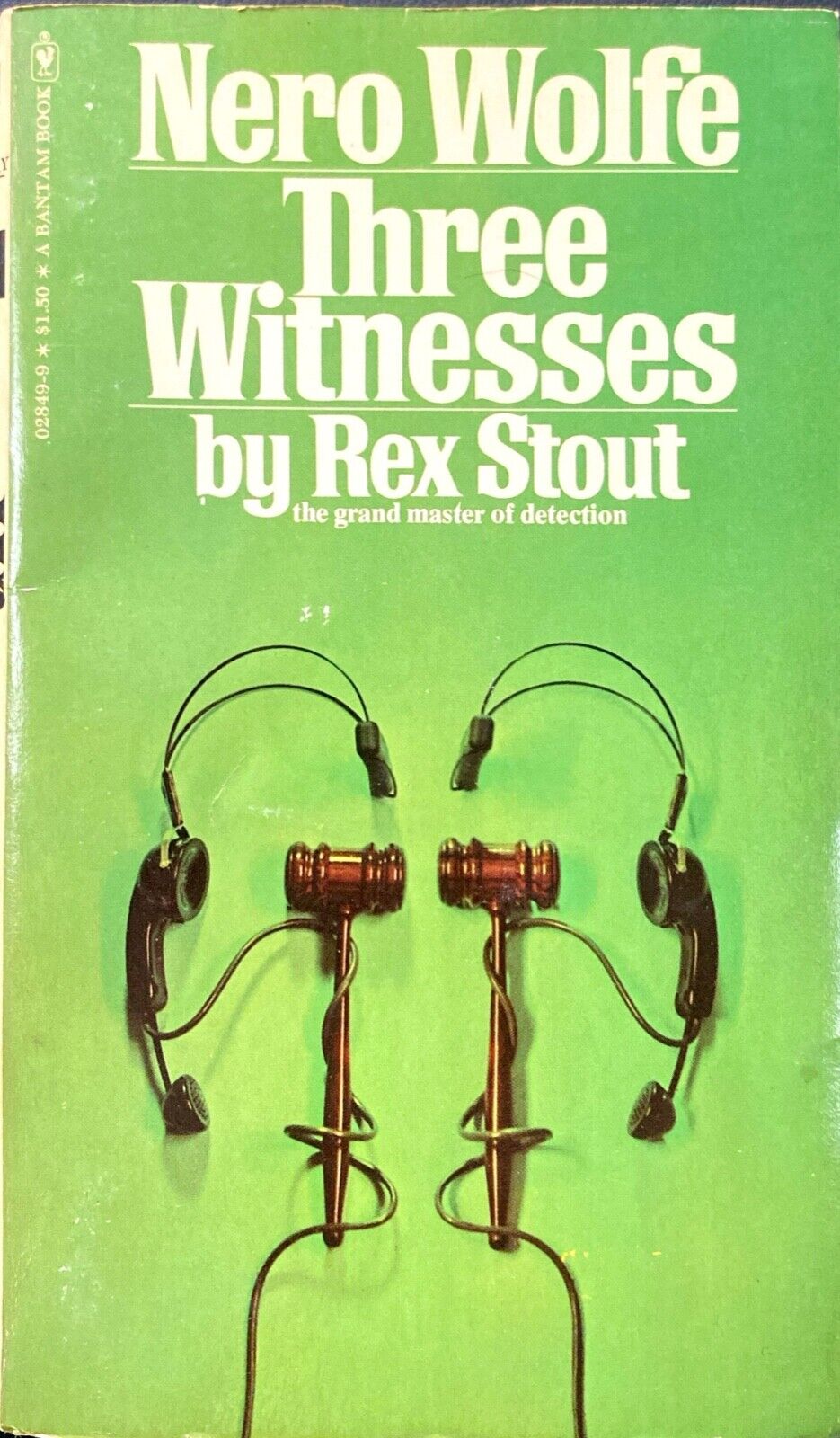 Three Witnesses by Rex Stout 1976 Bantam Paperback Nero Wolfe