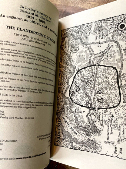 The Clandestine Circle by Mary H. Herbert 2000 Wizards Paperback D&D Dragonlance