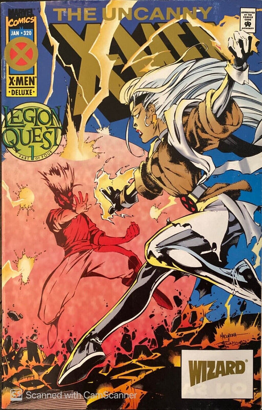 Marvel Comics Uncanny X-men #320 Modern Age 1995 Wizard Gold Edition