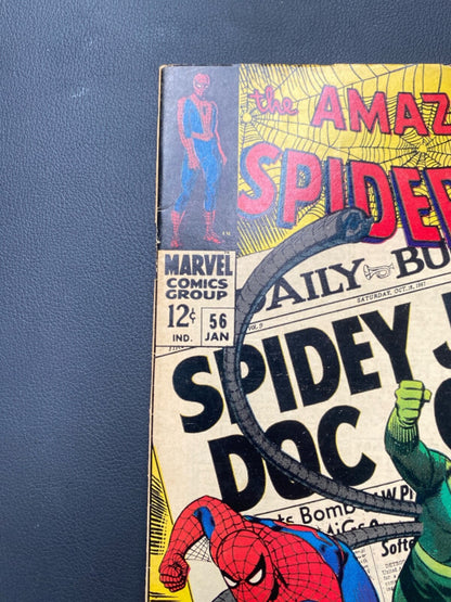 Marvel Comics Amazing Spider-man #56 Silver Age 1967 First Capt. George Stacy
