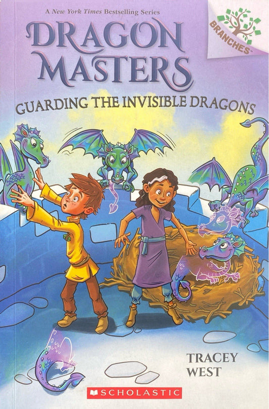 Dragon Masters 22: Guarding the Invisible Dragons by Tracey West Scholastic 2022
